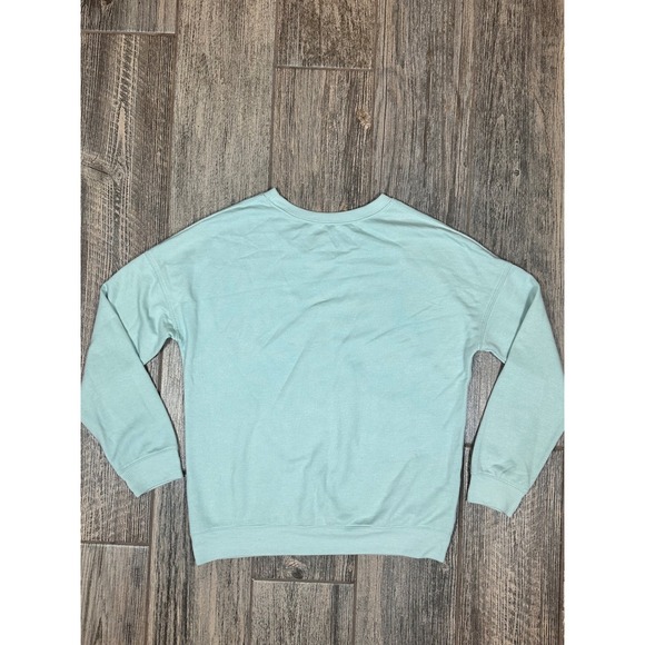 AC/DC Highway to Hell Tour 1979 Graphic Sweatshirt Light Blue Rock Band Womens - Picture 7 of 7